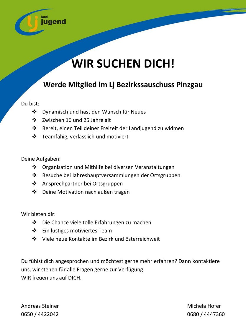Wir suchen DICH
